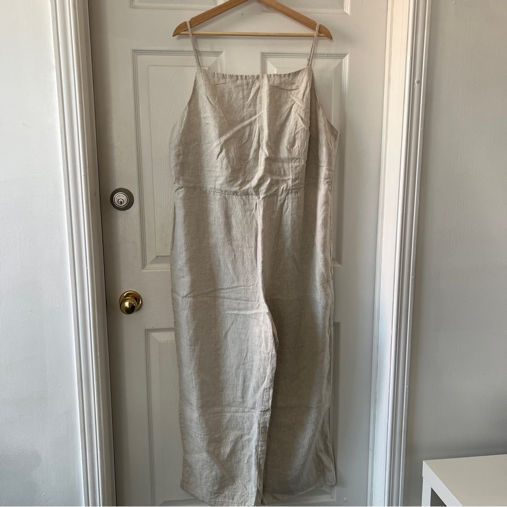 H&M Cream Linen bodysuit